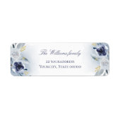 青バラ ラベル (正面)