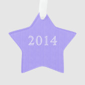 青バレリーナの熱情的なダンサーの勾配 オーナメント (裏面)