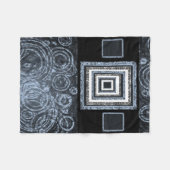 青パスリーカスタムフリースブランケット フリースブランケット (正面(横))