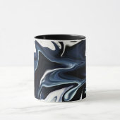 青パタぼやけーン マグカップ (中央)