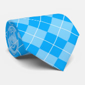 青パタアーガイルーン ネクタイ (ロール)