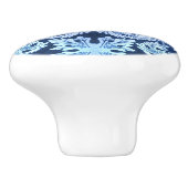 青パタビクトリアンーン引き出しプル セラミックノブ (側面)