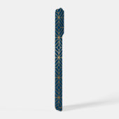 青パタモダンーン iPhone 15ケース (右側面)