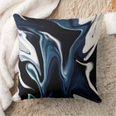 青パターぼやけンビーチサンダル クッション (ブランケット)