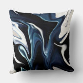 青パターぼやけンビーチサンダル クッション (裏面)