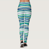 青パターン（の模様が）あると緑のデザイン レギンス (裏面)