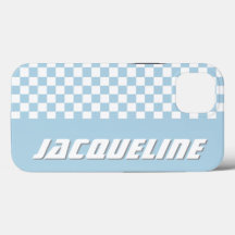 青パタ市松模様にーン