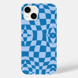 青パタ市松模様にーン Case-Mate iPhone 14ケース