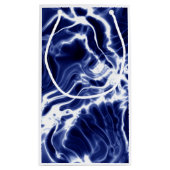 青パタ渦巻形のーン スモールペーパーバッグ (裏面)