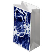 青パタ渦巻形のーン スモールペーパーバッグ (正面アングル)