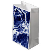 青パタ渦巻形のーン スモールペーパーバッグ (裏面アングル)