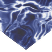 青パタ渦巻形のーン テーブルクロス (アングル)