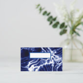 青パタ渦巻形のーン プレイスカード (スタンド正面)