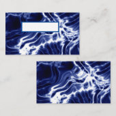 青パタ渦巻形のーン プレイスカード (正面/裏面)