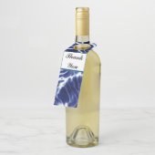 青パタ渦巻形のーン ボトルネックタグ (アングル)