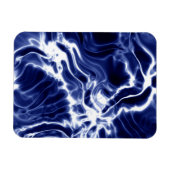 青パタ渦巻形のーン マグネット (横)