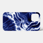 青パタ渦巻形のーン Case-Mate iPhoneケース (裏面 (横))