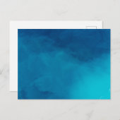 青パタ芸術的ーン絵画のアートブルートーンポスト ポストカード (正面/裏面)