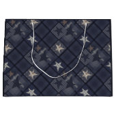 青パッチ ラージペーパーバッグ (正面)