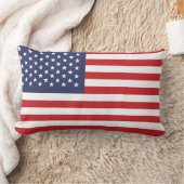 青パトリオ国旗 ランバークッション (ブランケット)