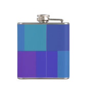 青パレモダンットパターン フラスク (裏面)