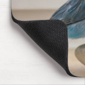 青パーソナライズされたいパロレット マウスパッド (コーナー)