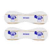 青パーソナライズされたと白の野球用ジャージー 野球ボール (パネル)