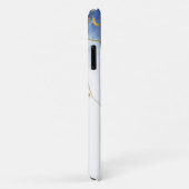 青パーソナライズされたと金ゴールドのグリッター Case-Mate iPhoneケース (裏面/右)