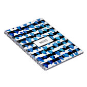 青パーソナライズされたハート ノートブック (右側)