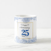 青パーソナライズされたフローラマグカップ – カスタマイズ可能な年K コーヒーマグカップ (中央)