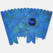 青パーソナライズされた恐竜の隠れ家 フェイバーボックス (見開き)