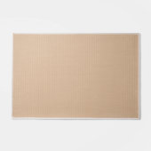 青パーソナライズされた白ピンク大理石スワール抽象芸術 ドアマット (裏面)