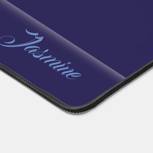 青パーソナライズされた紫華美曼荼羅 デスクマット (コーナー)