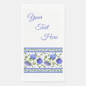 青パーソナライズされた紫陽花オールオーバー植物学 (正面)