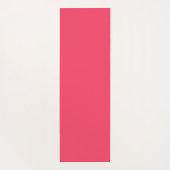 青パーソナライズされた緑ピンク赤カラーレインボー ヨガマット (裏面)