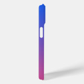 青パーソナライズされた色とピンクグラデーション色 Case-Mate iPhoneケース (裏面 / 右)