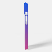 青パーソナライズされた色とピンクグラデーション色 Case-Mate iPhoneケース (裏面 / 左)