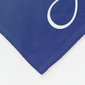 青パーソナライズされた色グラデーション勾配 フリースブランケット (角)