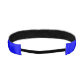 青パーソナライズされた アスレチックヘッドバンド (裏面)