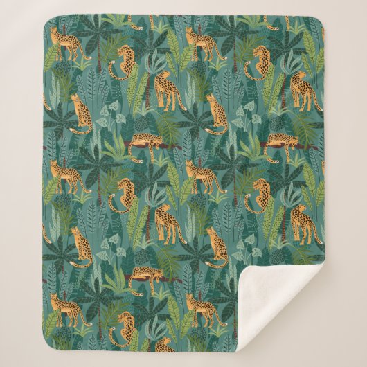青ヒョウ シェルパブランケット (正面)
