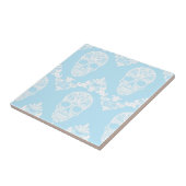 青ビクトリアンスカル タイル (側面)