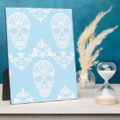 青ビクトリアンスカル フォトプラーク (側面)