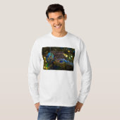 青ビクトリアン聖句 Tシャツ (正面フル)