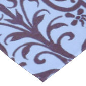 青ビクトリアン色のモチーフ テーブルクロス (アングル)