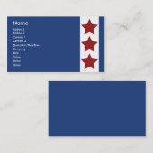 青ビジネス 名刺 (正面/裏面)