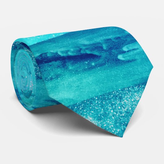 青ビーチ波航海の海海 ネクタイ (ロール)