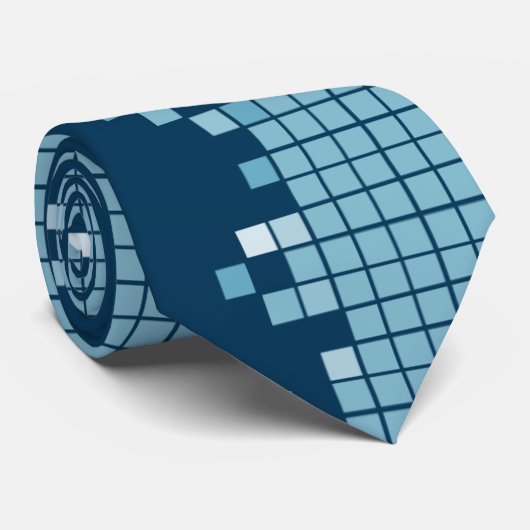 青ピクセルのネクタイ ネクタイ (ロール)