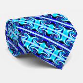 青ファッション ネクタイ (ロール)