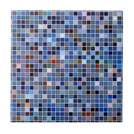 青ファンキーい「バスルーム・タイル」パターン タイル