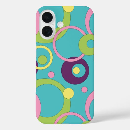 青ファンキー丸ケース – マテ電話ケース Case-Mate iPhoneケース (裏面)